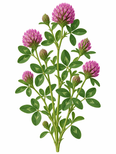 Ilustracja botaniczna: Koniczyny