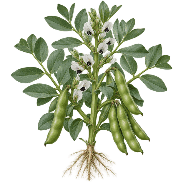 Ilustracja botaniczna: Bobik