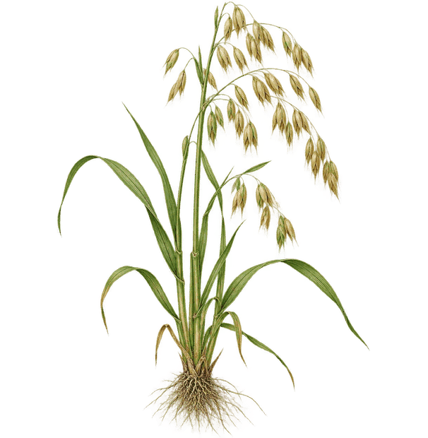 Ilustracja botaniczna: Owies